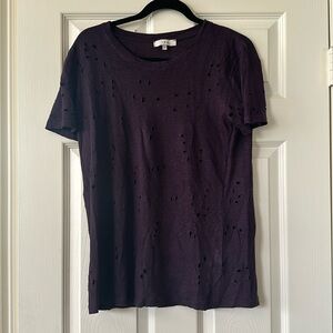 IRO Scoop Neck Maroon Shirt Size Small